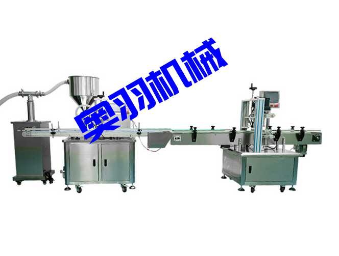 全自動(dòng)小型液體膏體灌裝旋蓋生產(chǎn)線