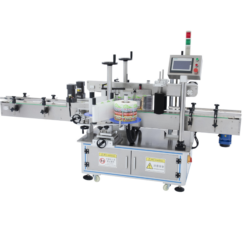 全自動玻璃瓶不干膠貼標(biāo)機(jī)工作原理和常見問題解決方法